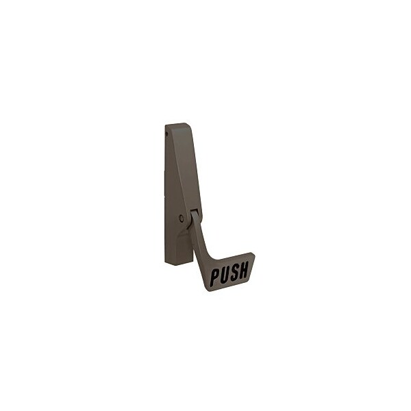 Dark Bronze 10 Series Left-Hand Reverse Bevel Paddle Concealed Vertical Rod Exit Device
